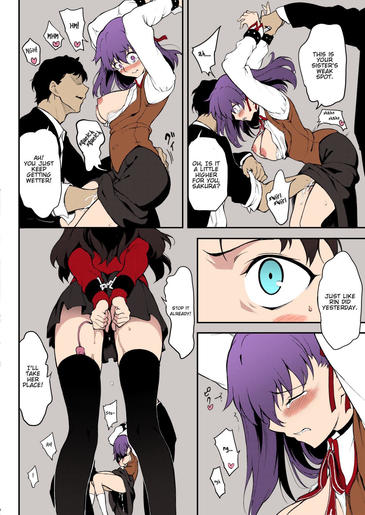 Tohsaka Shimai Ryoujoku | Subjected Tohsaka Sisters page 12 full