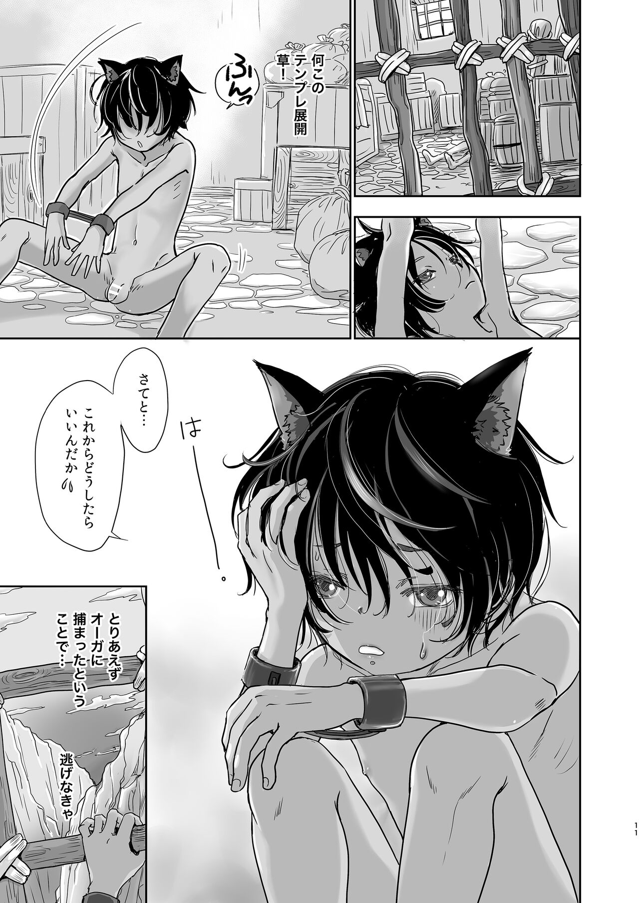 Boku, Isekai de Nekomimi Seidorei to Shite Tonari no Kuni made Tabi o Shitemasu. page 11 full