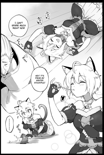 [Okiha] Mischievous cat and a breeding old geezer [English] [Gagak_Ireng] cover