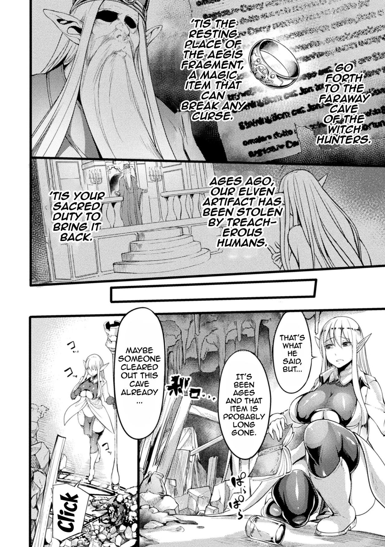 Ero Trap Dungeon! Elf kari no Shokushuana Ep.1-3 | Lewd Trap Dungeon! The Elf Hunting Tentacle Hole Ep.1-3 page 4 full