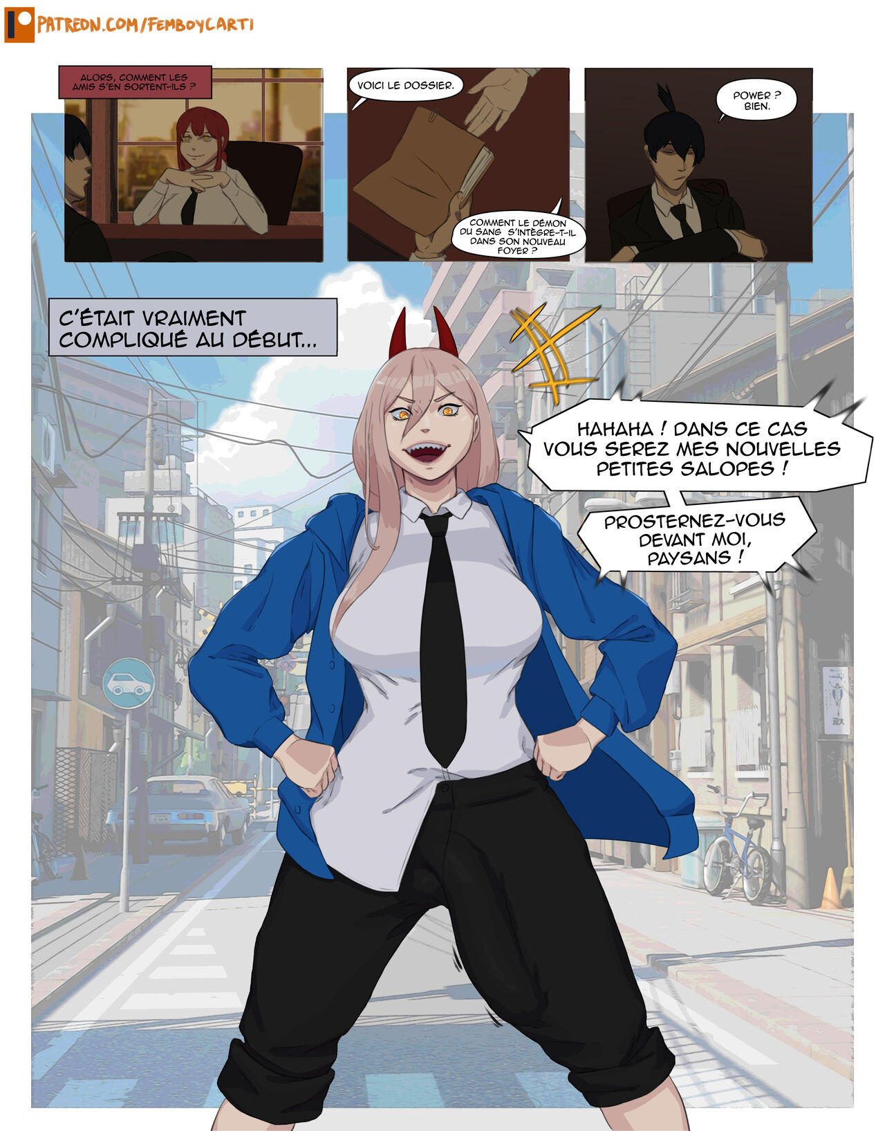 Power Comic page 1 full
