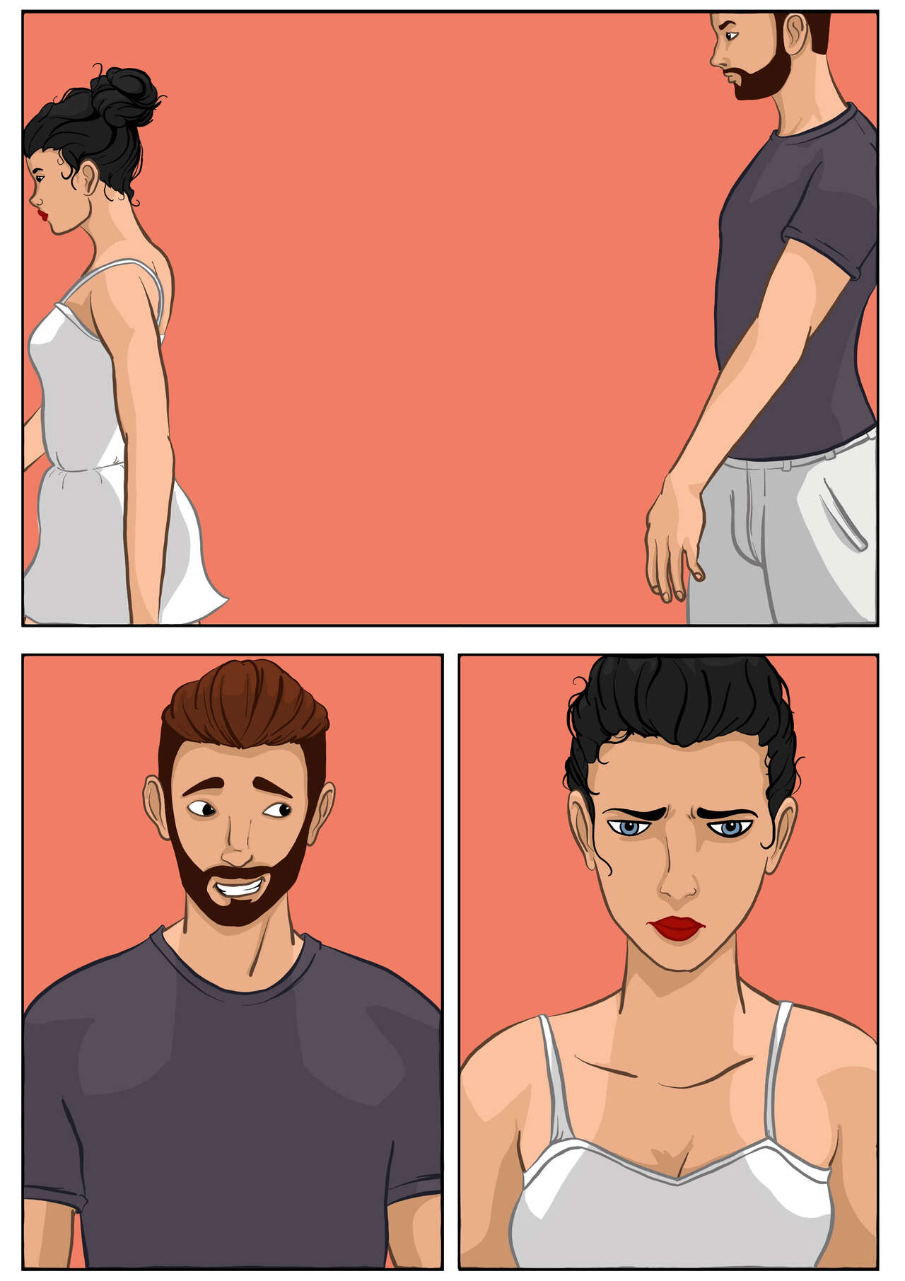 Hitting on the Wrong Woman page 1 full