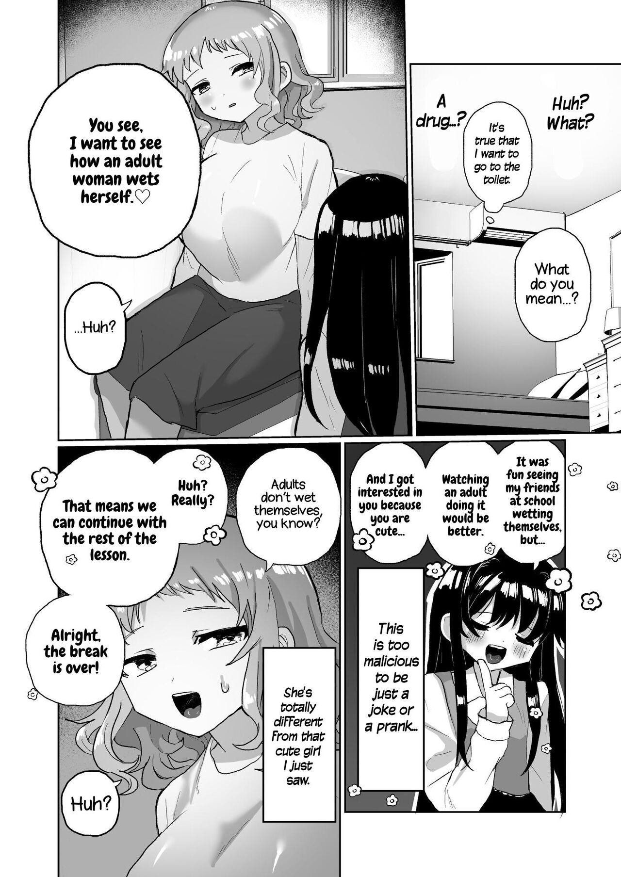 Joshidaisei Kateikyoushi, Psycho Les Gaki ni Haibokushi Choukyou Sareru page 10 full