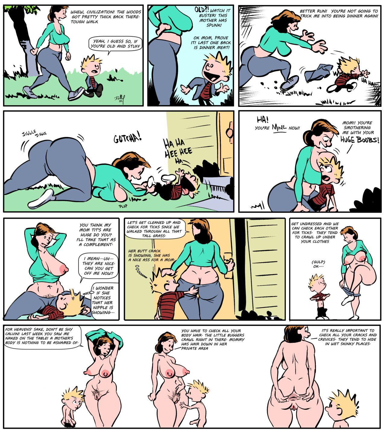 Calvin and Hobbes - Deeper Connection page 12 full