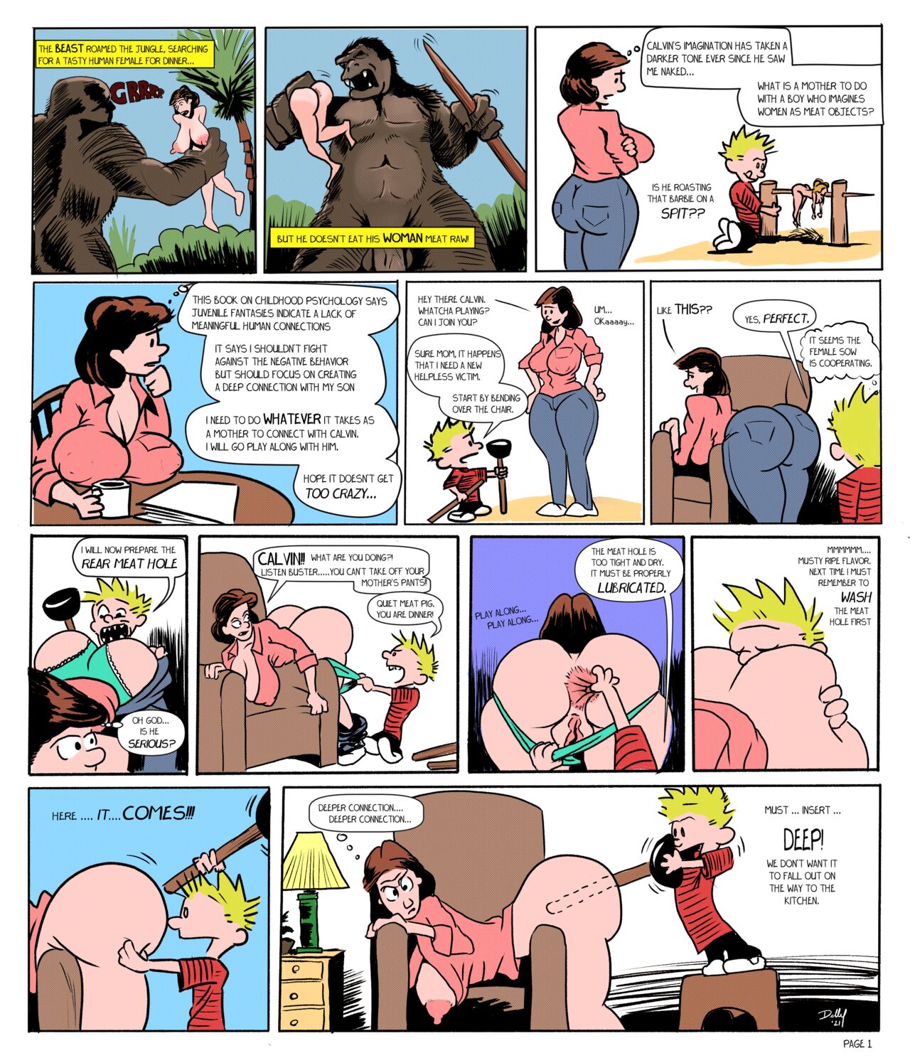 Calvin and Hobbes - Deeper Connection page 2 full