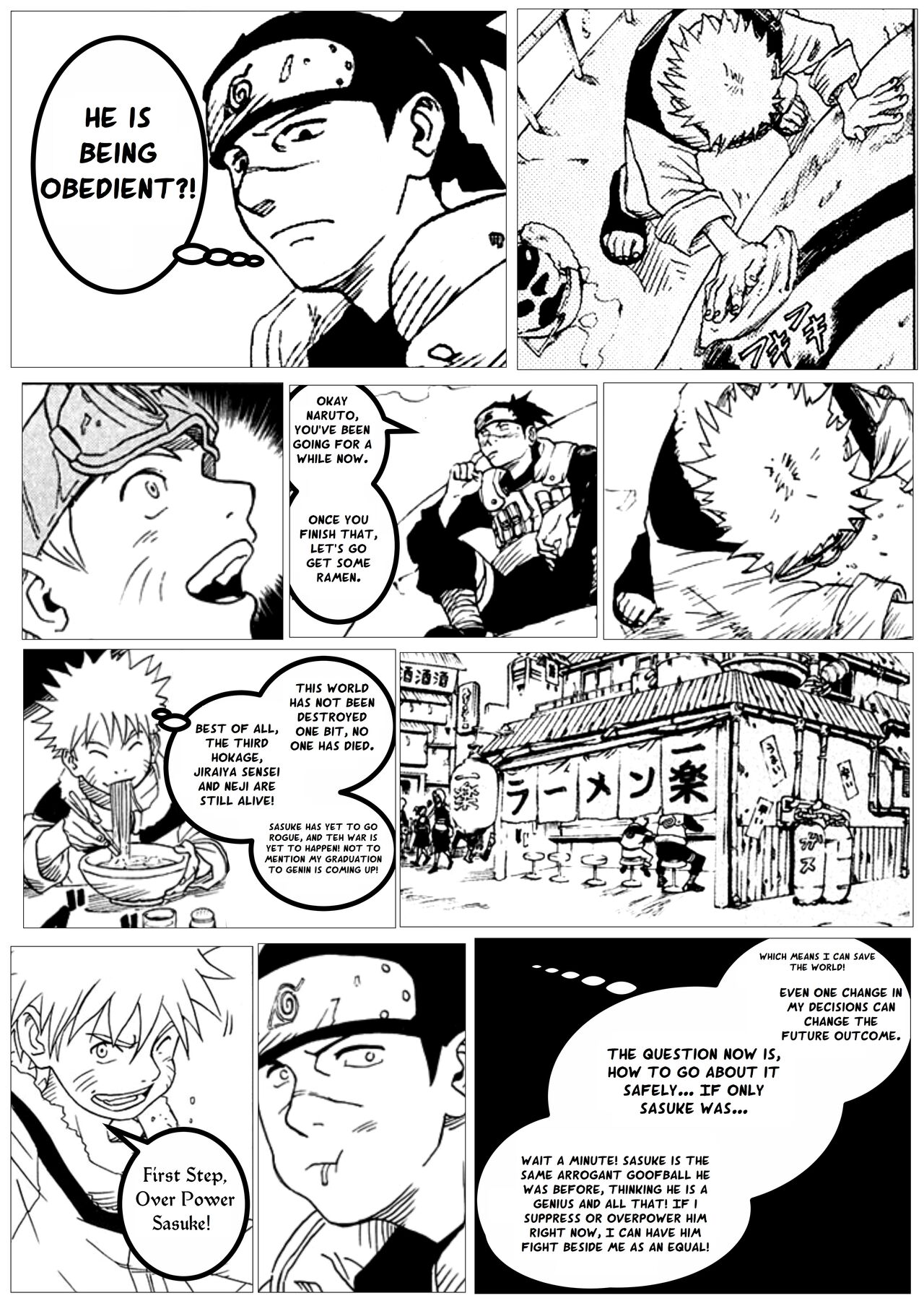 NARUTO : The Seventh Hokage Reborn ! CHAPTER 01 page 12 full