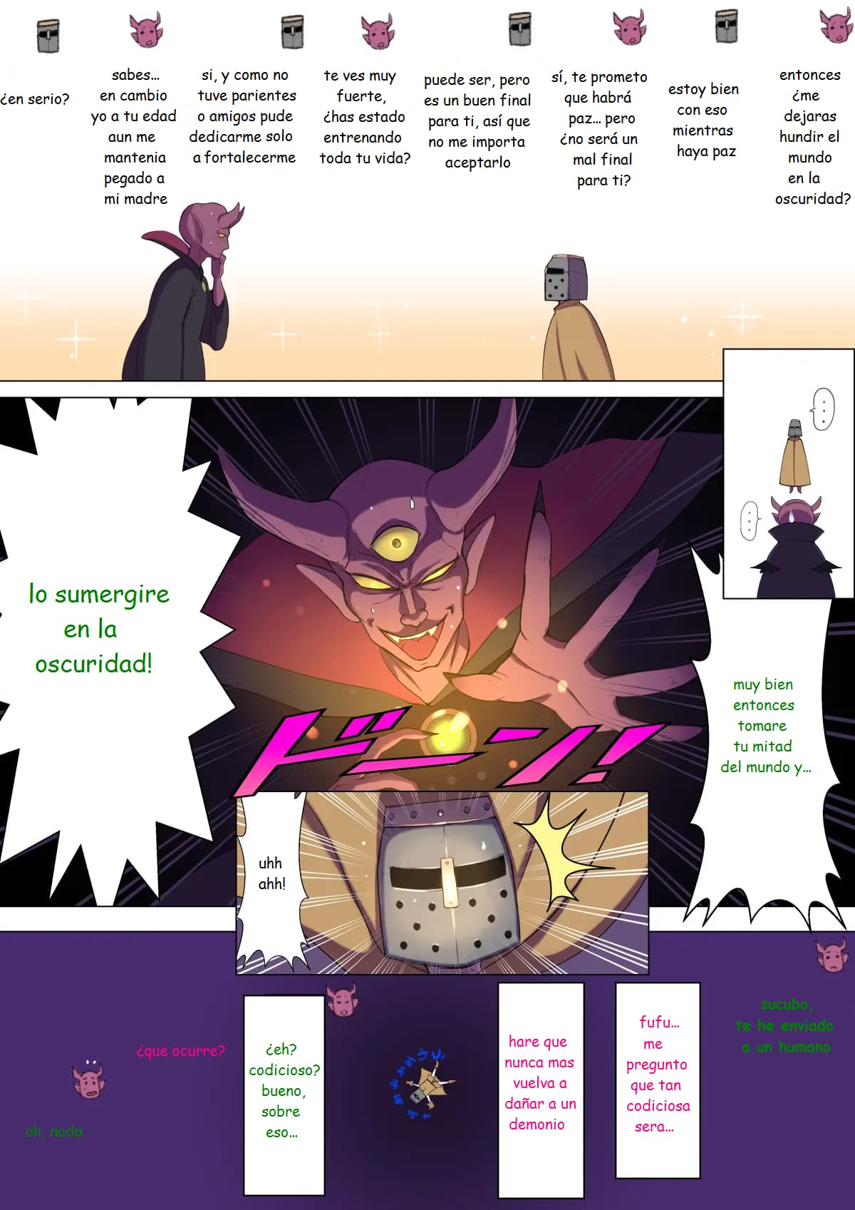 Yami no Sekai ni Ochitara Succubus Mama ni Otosaremashita | Cai en la oscuridad al ser atrapado por una mami succubo page 3 full