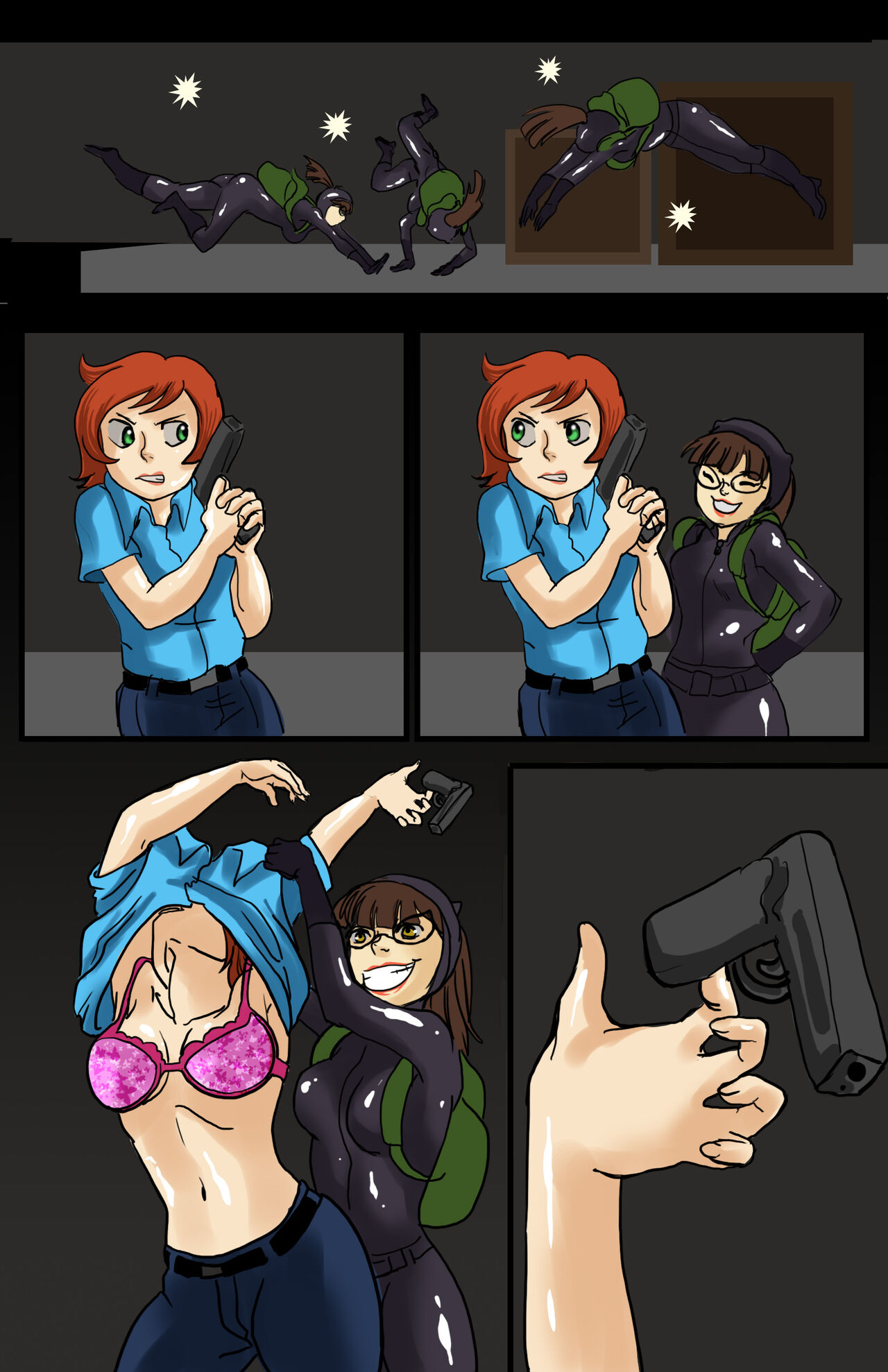 The Naked Peaches Comic: Cat Burglar page 3 full