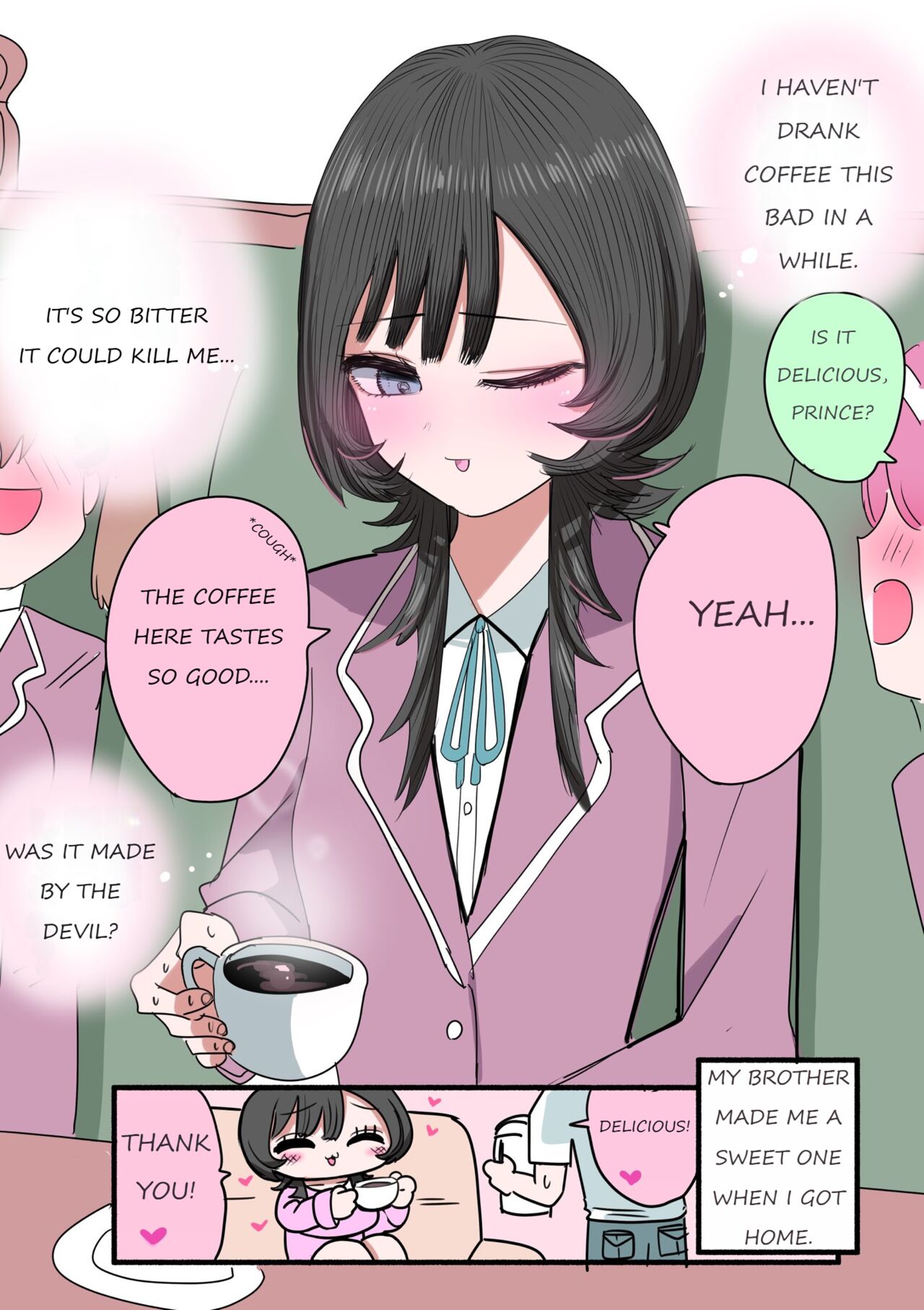 Sotobenkei no Ouji-sama | A Prince Who Acts Cool Outside but Timid at Home page 9 full