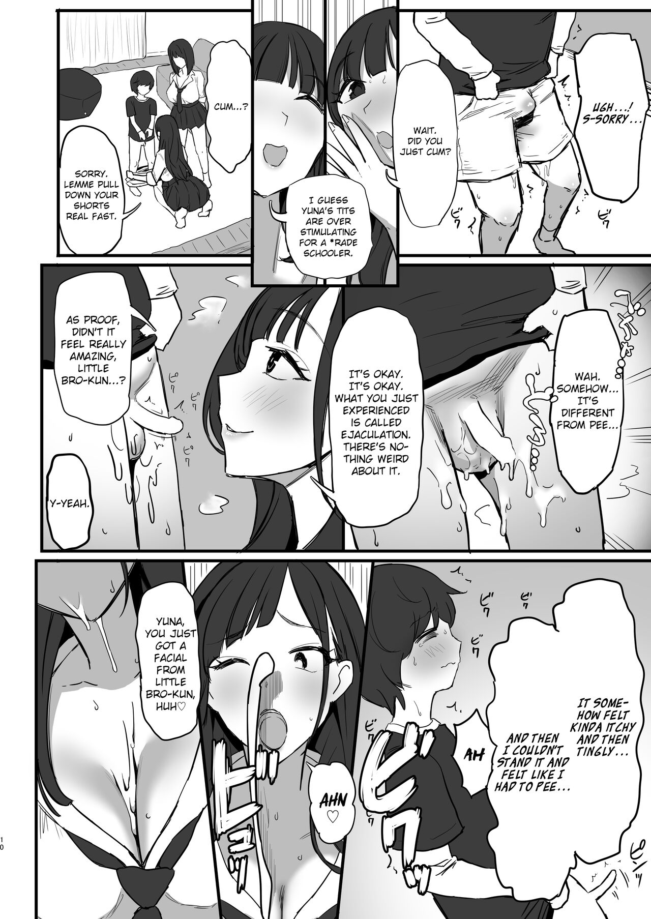 Onee-chan no Tomodachi no JK Tiktoker ni Takusan Paizuri sareru Hon | The Book where a Kid gets Titfucked a lot by Onee-chan's JK *iktoker Friends. page 11 full