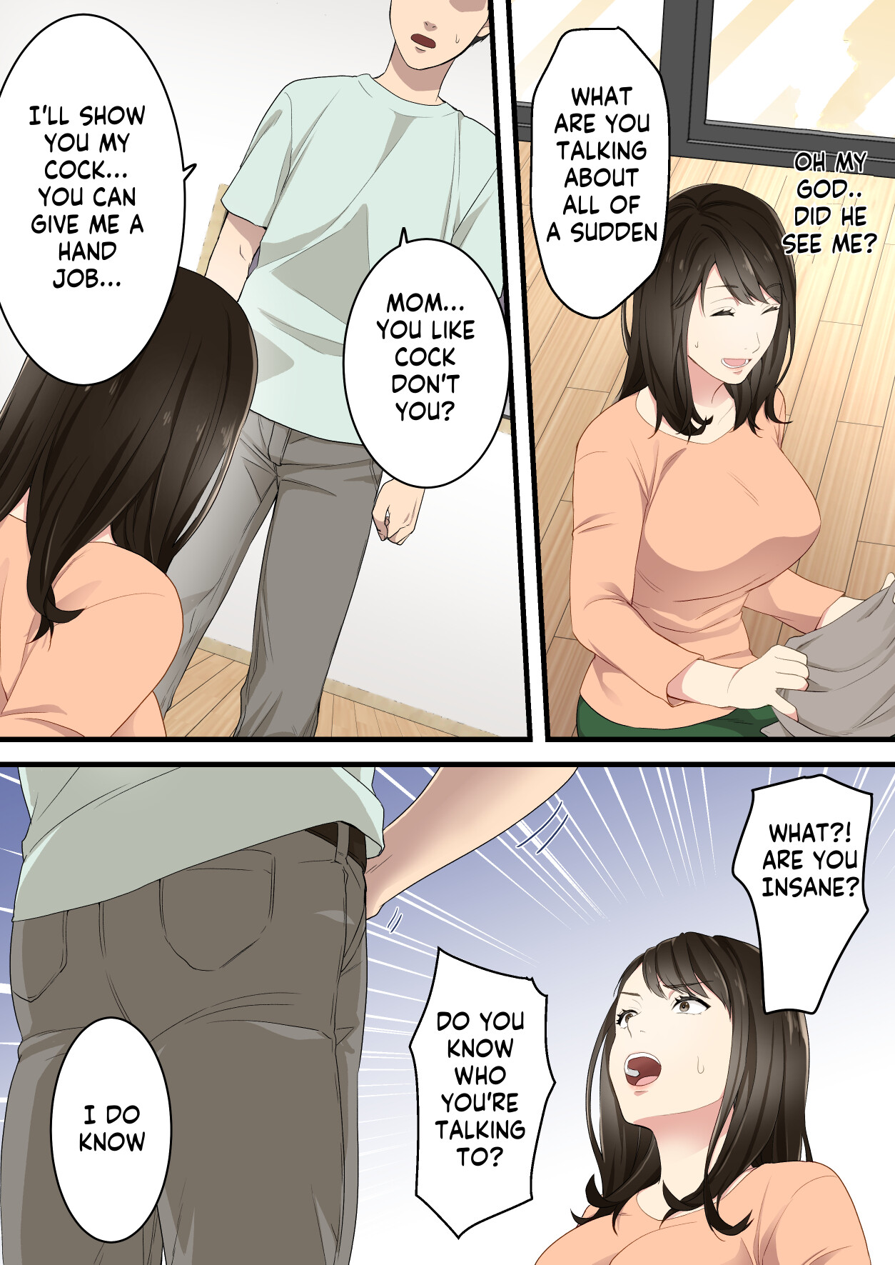 Arguing mother-son who became a loving couple page 12 full