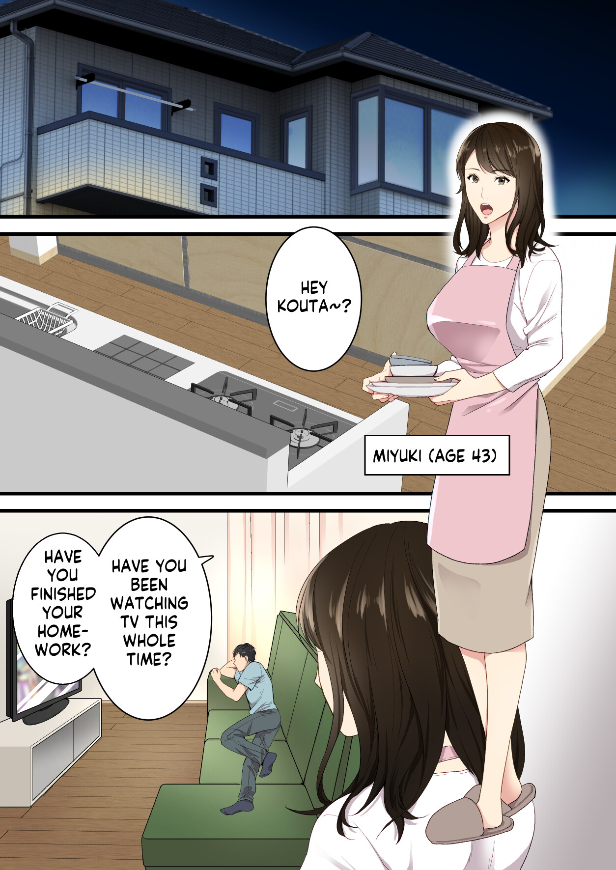 Arguing mother-son who became a loving couple page 2 full