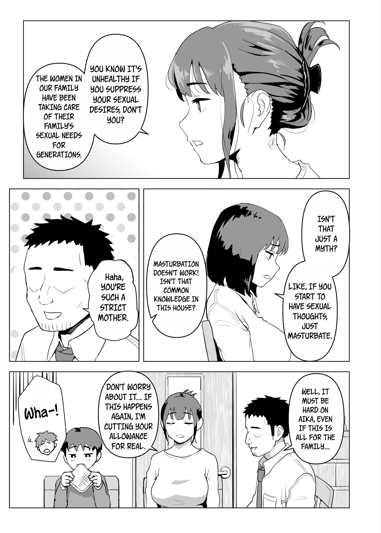 Uchi de wa Kazoku Sex wa Joushiki Rashii | In My House, Family Sex Is the Norm page 8 full