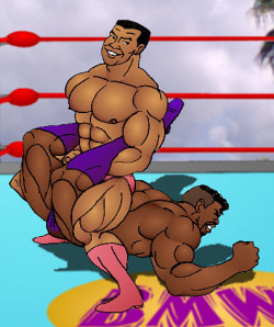 BlkMuscleWrestling