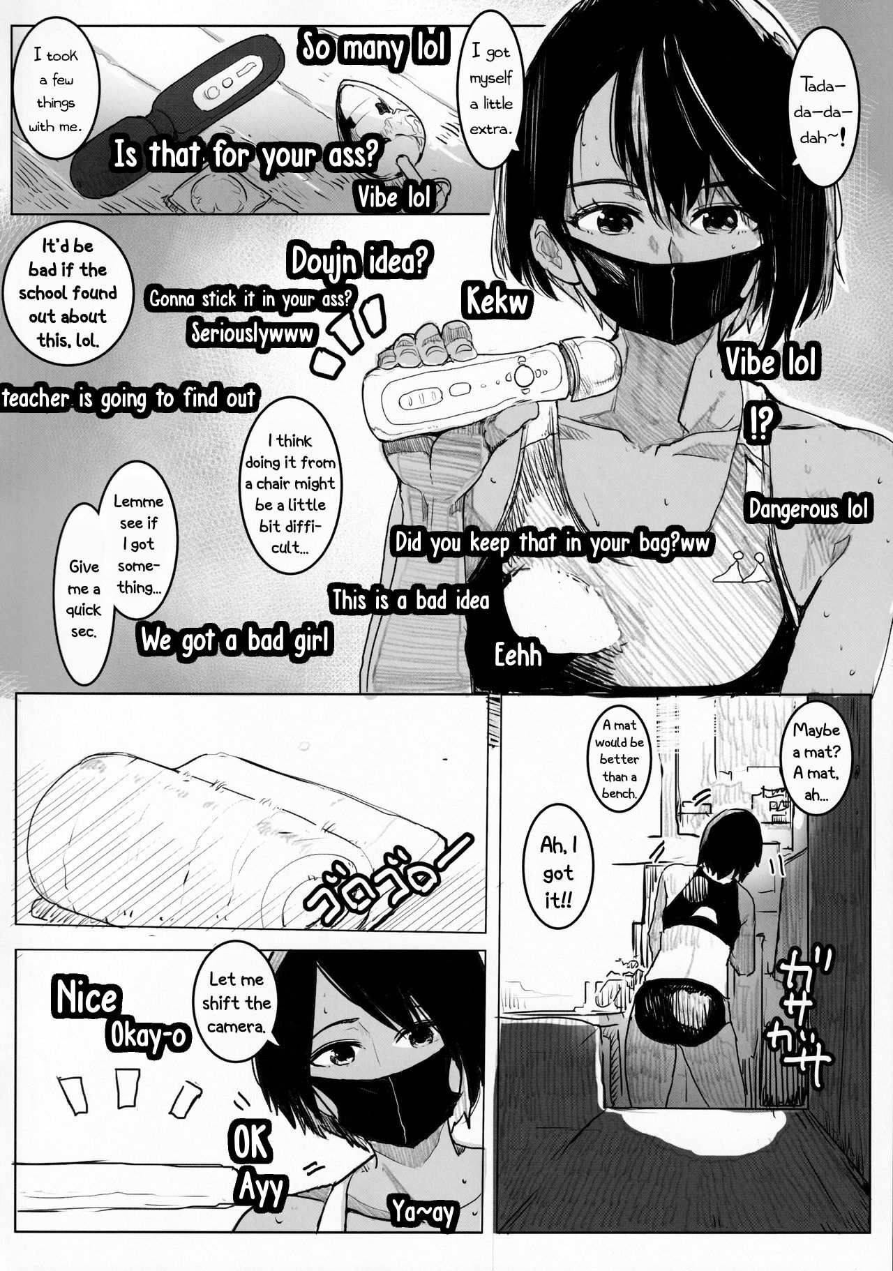 Aya-chin no Asedaku Houkago Haishin page 11 full