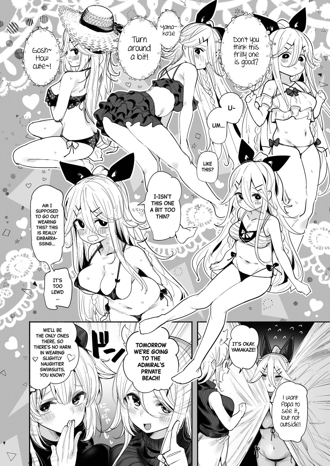Yamakaze-chan to Private Beach de Yuuwaku Kozukuri Sex | Seductive Baby-making Sex with Yamakaze-chan at a Private Beach page 5 full