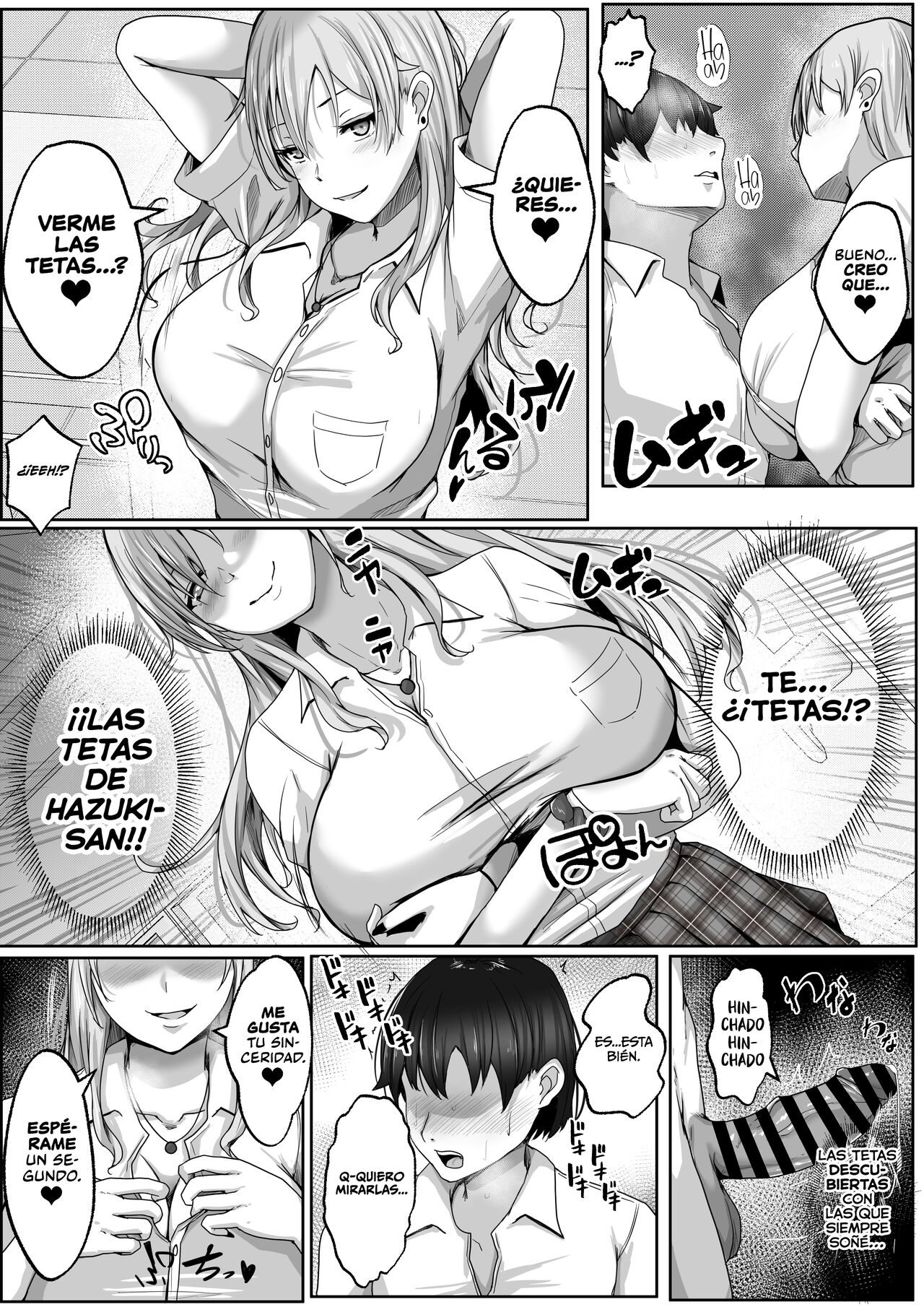 Kozukuri Jisshi Kamoku.Zetsurin no Boku o Yasashiku Fudeoroshi shite kureru Class no Ninki Gal | Clases de Procreación: Una Popular Gyaru de mi Misma Clase Toma mi Virginidad Amablemente. page 11 full