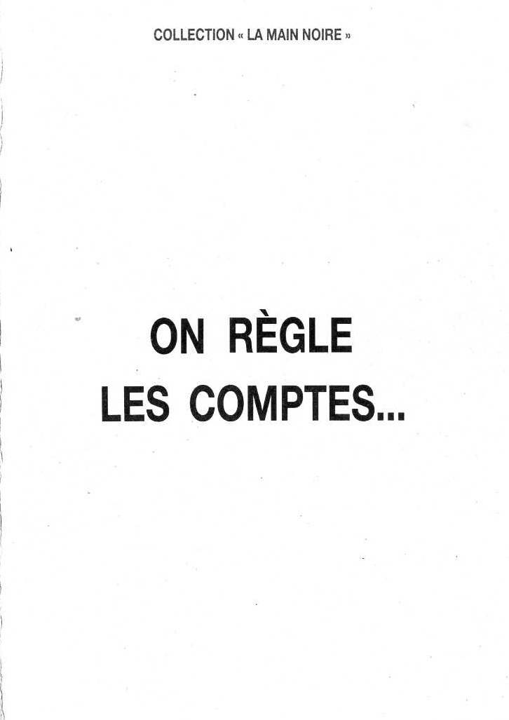 PFA - La main noire #3 On règle les comptes page 2 full