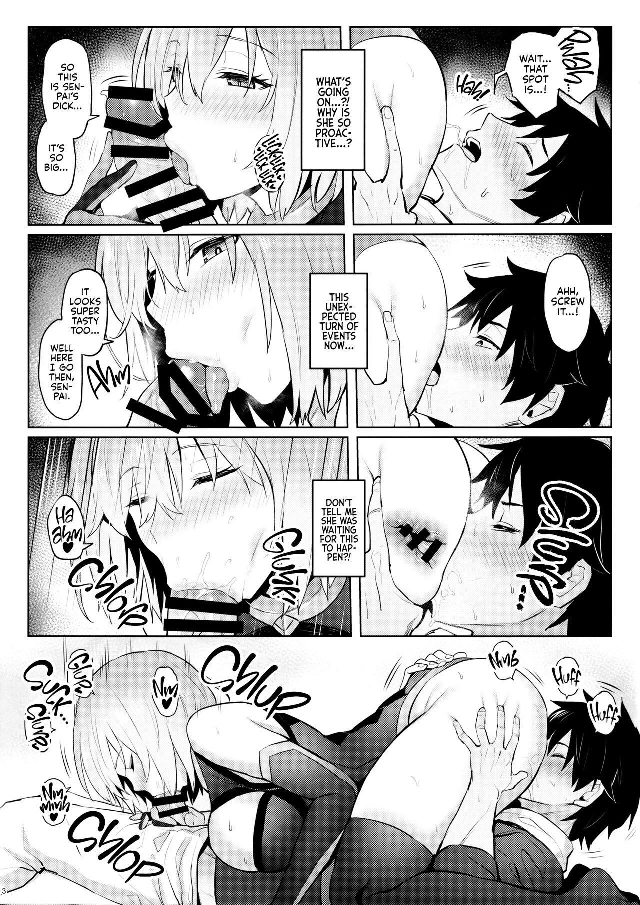 Mash no Bishiri Inmu | My Wet Dreams of Mash's Bubble Butt page 11 full