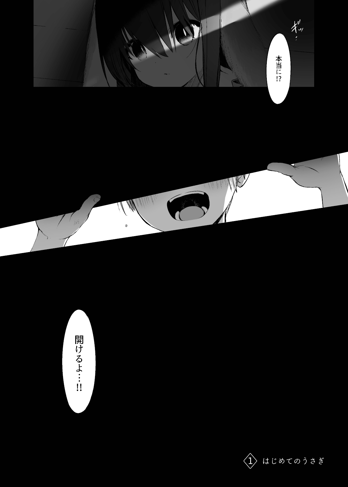 Rabbit and owner. page 6 full