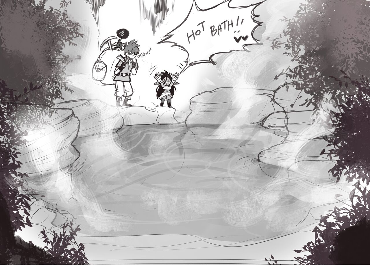 Narah the goblin adventurer : Hot springs encounter !! page 6 full