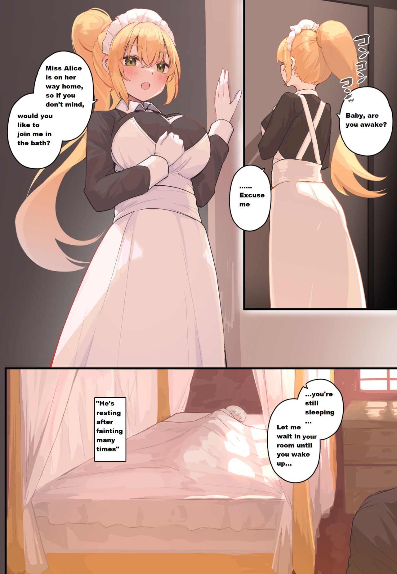 Maids farting their Master page 12 full
