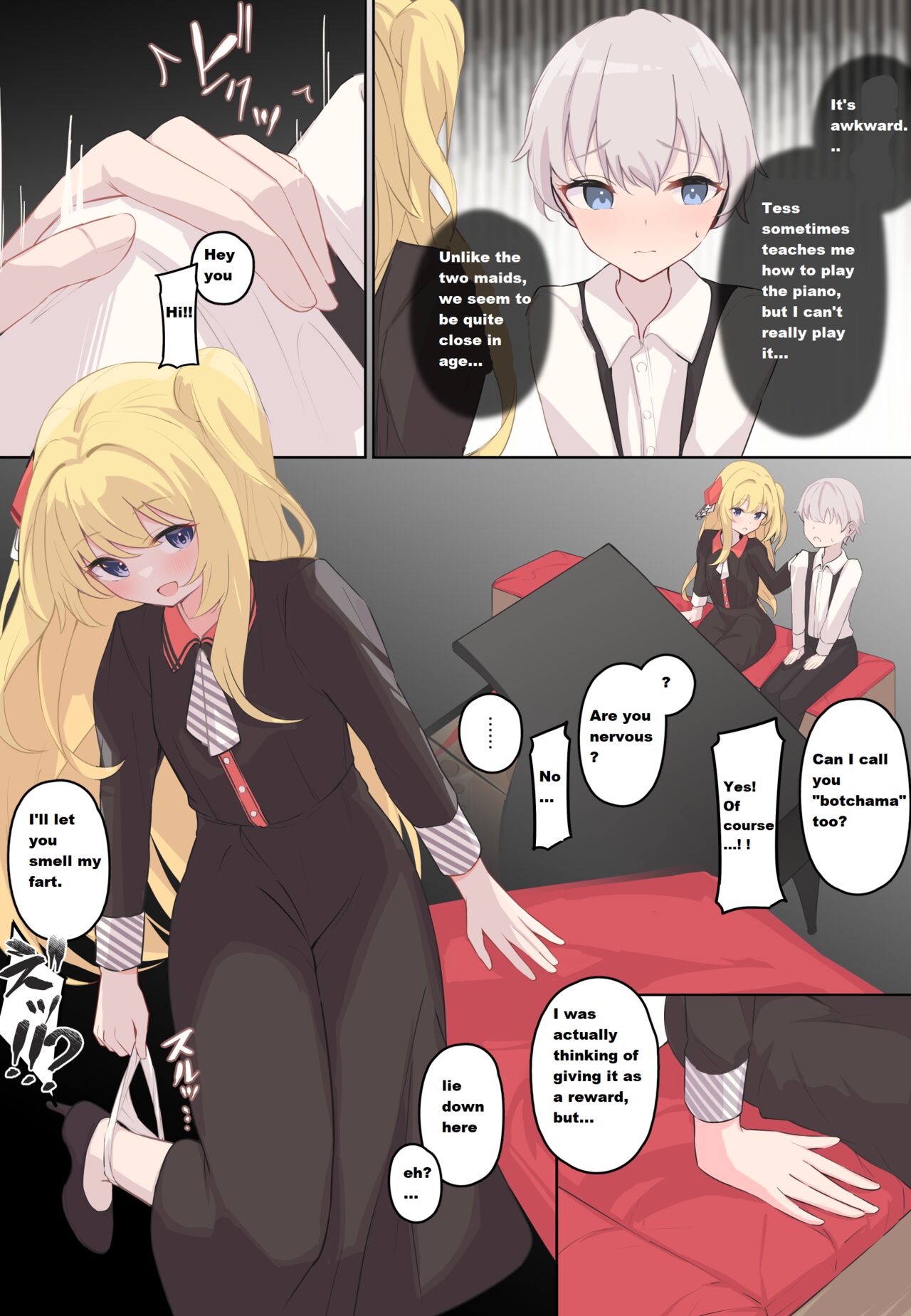 Maids farting their Master page 3 full
