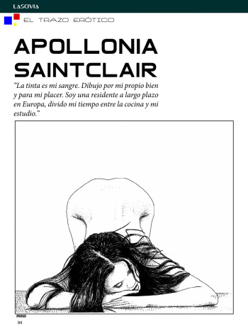 [Apollonia Saintclair] Lascivia 3: El Trazo Erotico cover