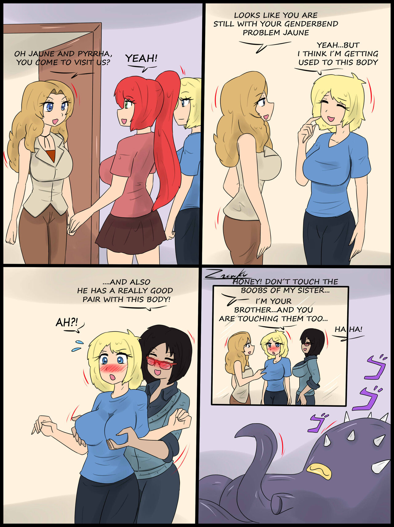 Tentacle Visitor page 1 full