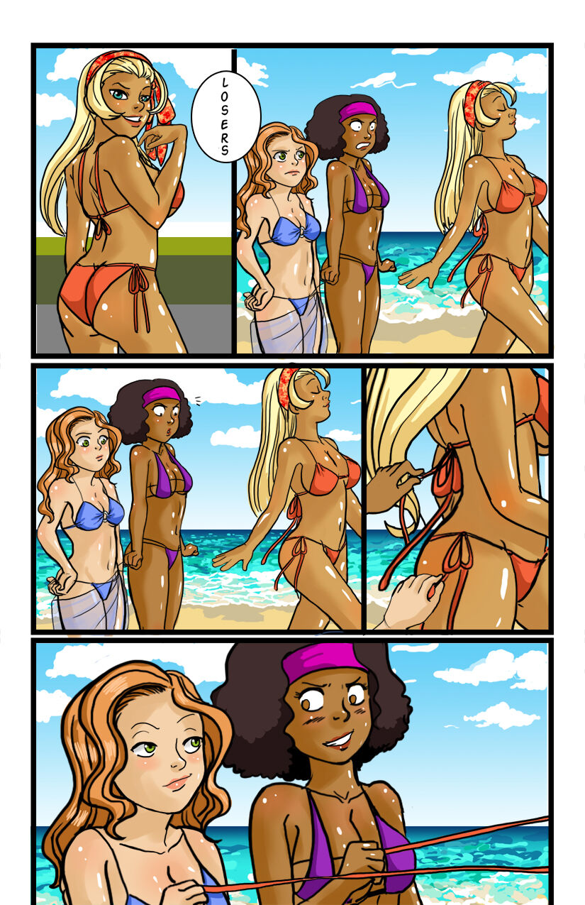 The Naked Peaches Comic: Beach page 2 full
