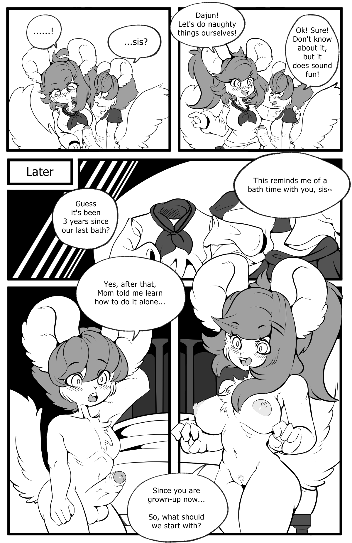 Playing Like Adult With Sister page 6 full