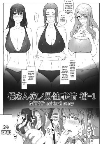 (C83) [MTSP (Jin)] Tachibana-san-chi no Dansei Jijou Ho - 1 [French] {SAXtrad} cover