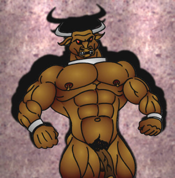 Hercules vs Minotaur (by Cacencst) cover