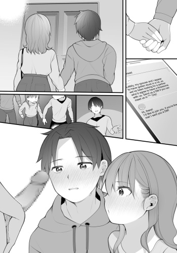 [Nagase Tooru] Sex ga Mannerika Shite Kita node 3P Aite o Boshuu shitara Kawaii Kao shita Kyokon Danshi ga Arawarete Danjo Douji ni Okasareru Manga | A stagnant couple banged by a boy with a pretty face and huge dick [English] [Team Rabu2] cover