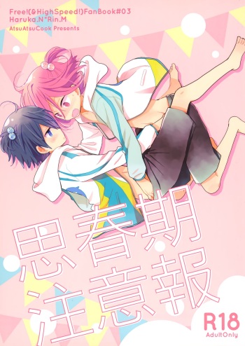 [AtsuAtsuCOOK (Atsuko)] Shishunki Chuuihou (Free!) [2014-08-31] cover