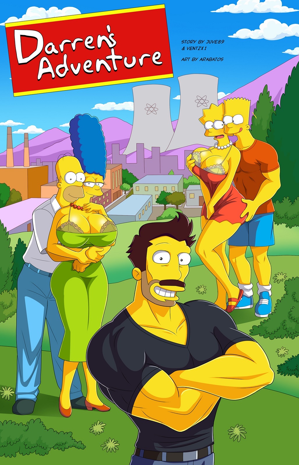 Arabatos - Darren's Adventure - The Simpsons page 1 full