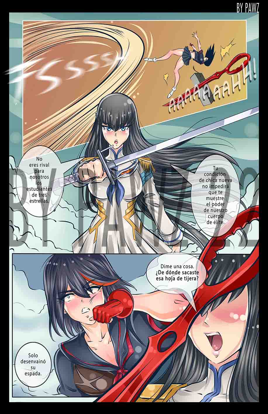 "La chica nueva" Kill la Kill doujinshi page 5 full