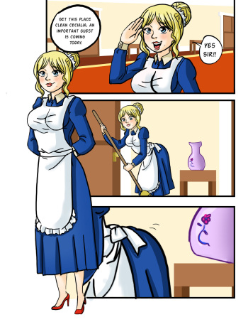 [Pink and Peachy] The Naked Peaches Comic: The Maid cover