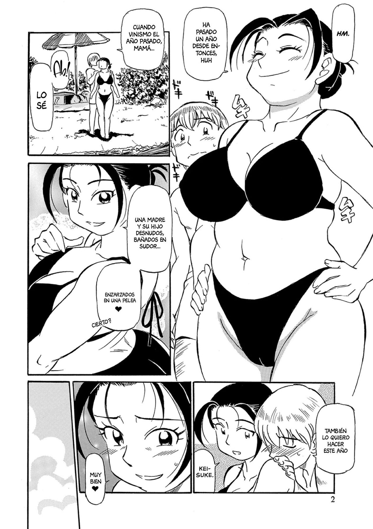 Mom and the beach page 2 full