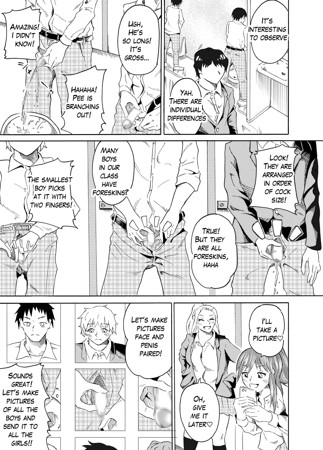 Nozoki Miru Joshi-tachi ~Danshi Toilet Hen~ | Peeking girls at boy's restrooms page 6 full