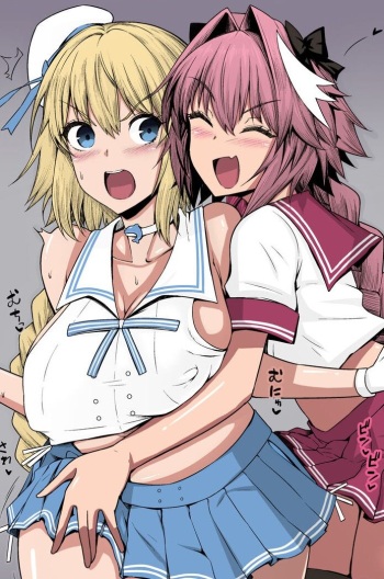 [Ankoman] Astolfo, Jeanne to Nakayoku suru (Fate/Grand Order) [Russian] [FateNightGrand] [Colorized] cover