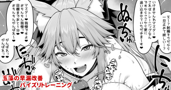 [Ao Banana] Tamamo no Sourou Kaizen Training Manga 1 "Paizuri Hen" (Fate/Grand Order) cover
